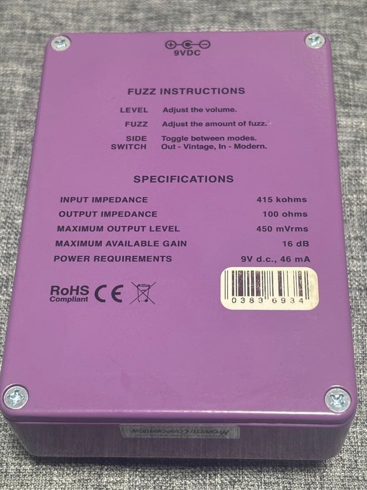 ROSS JHS Fuzz effector