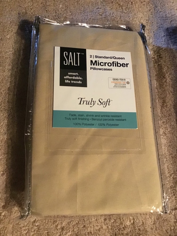 Pillowcases Queen/standard Microfiber SALT Lot