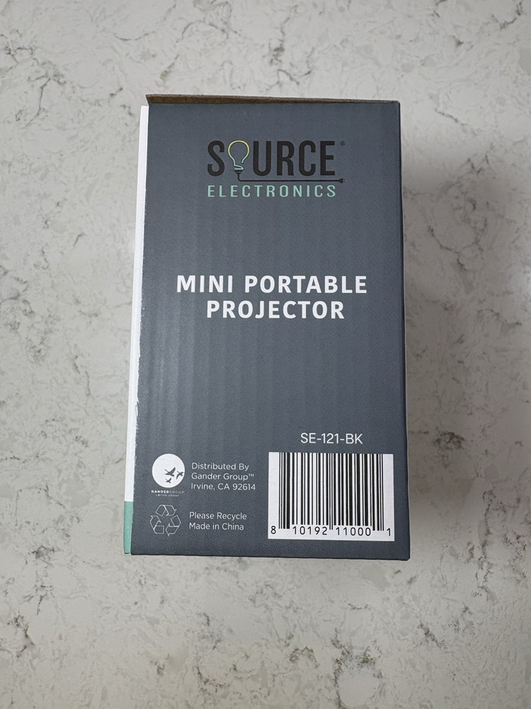 New Source Electronic Mini 6” Portable Projector NIB