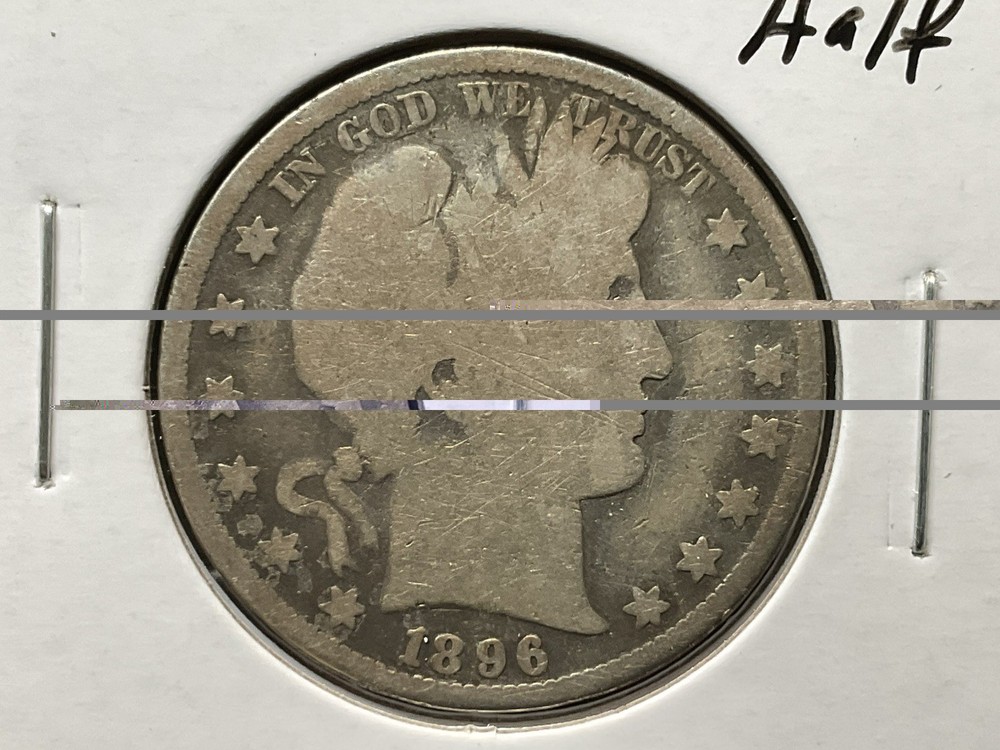 1896-P Barber Half