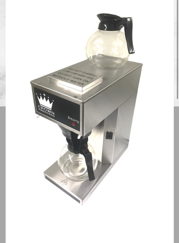 Crown Industries Pour Over Coffee Machine (dripolater)