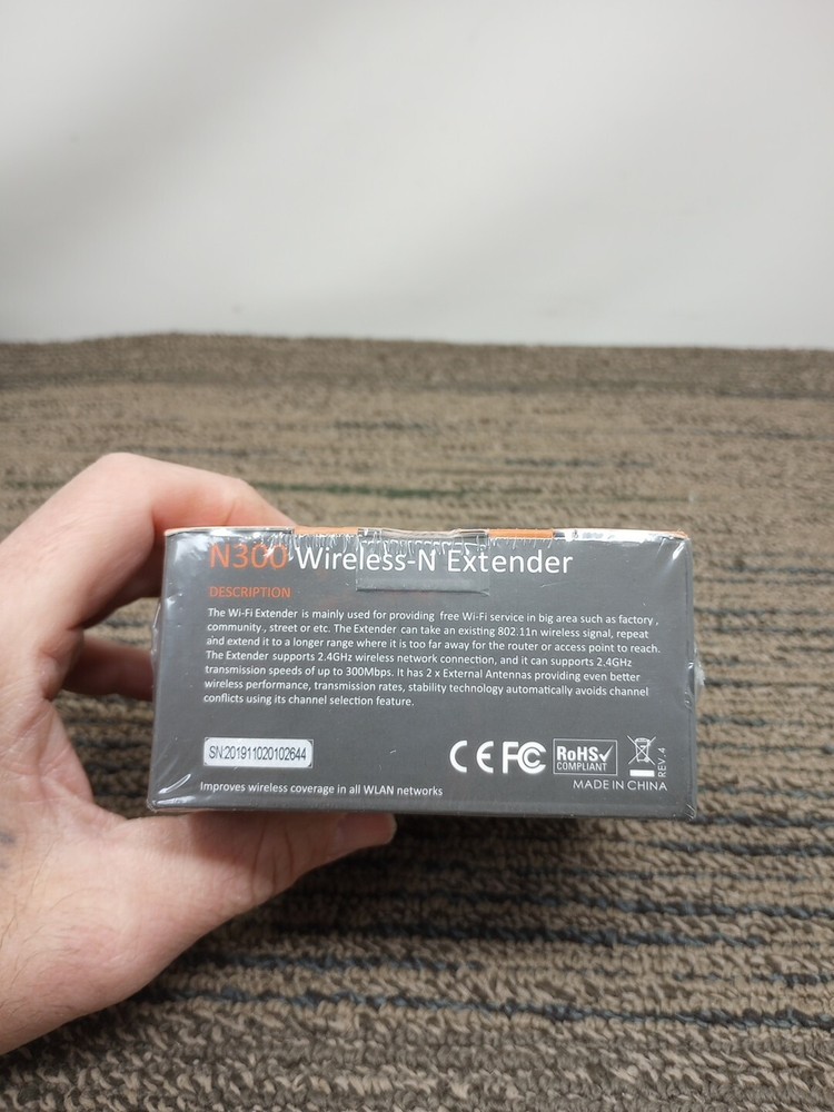 Nextbox N300 Wireless-N Extender New Sealed