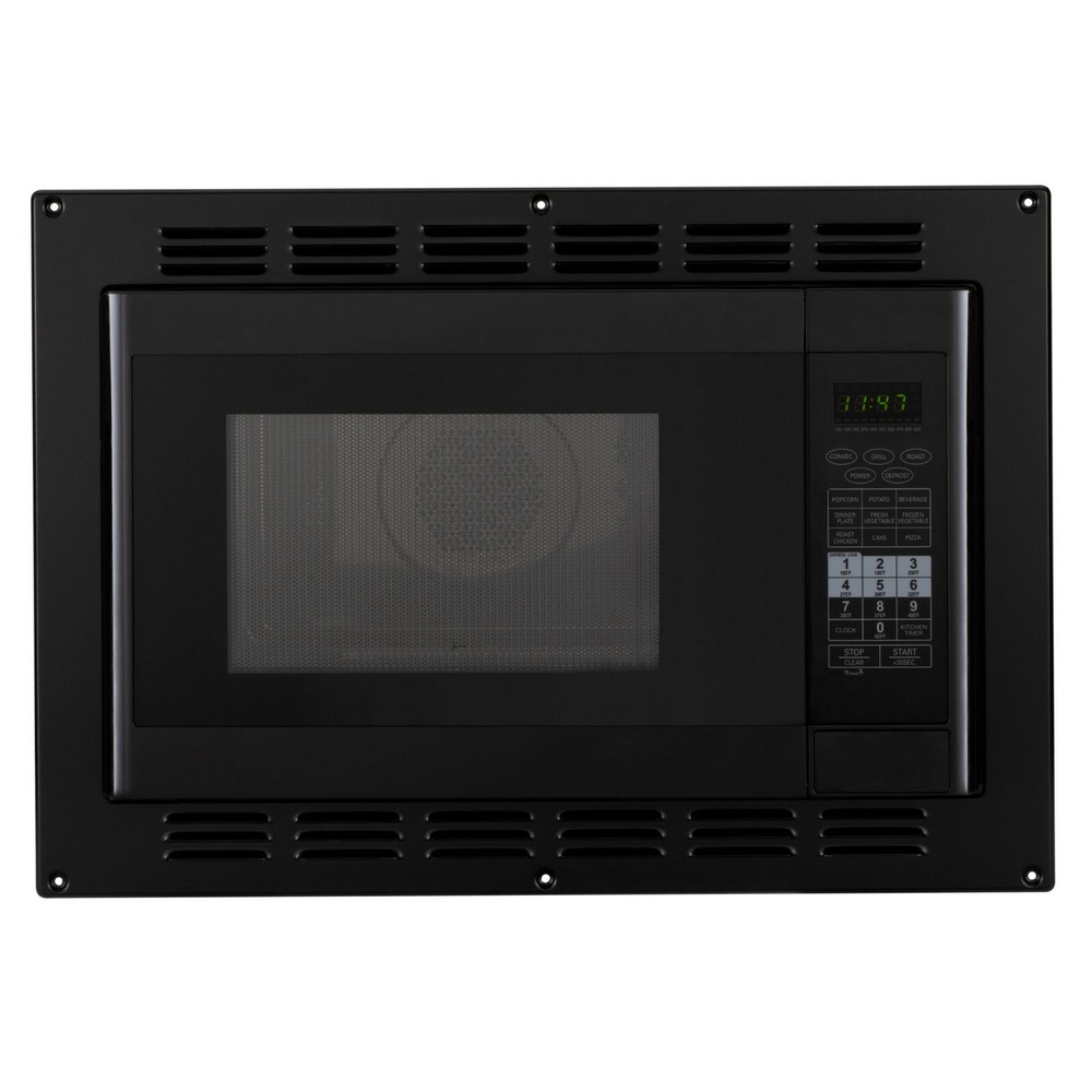 RecPro RV Convection Microwave Black 1.1 Cu. Ft 120V Microwave Appliances