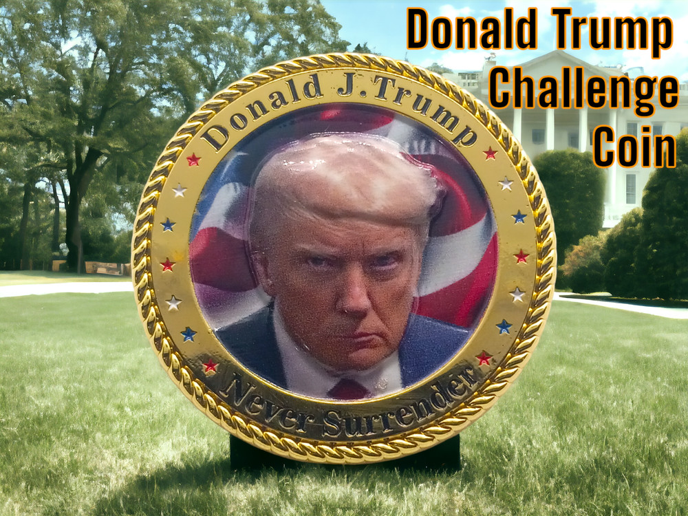 Donald Trump "No Surrender" Challenge Coin