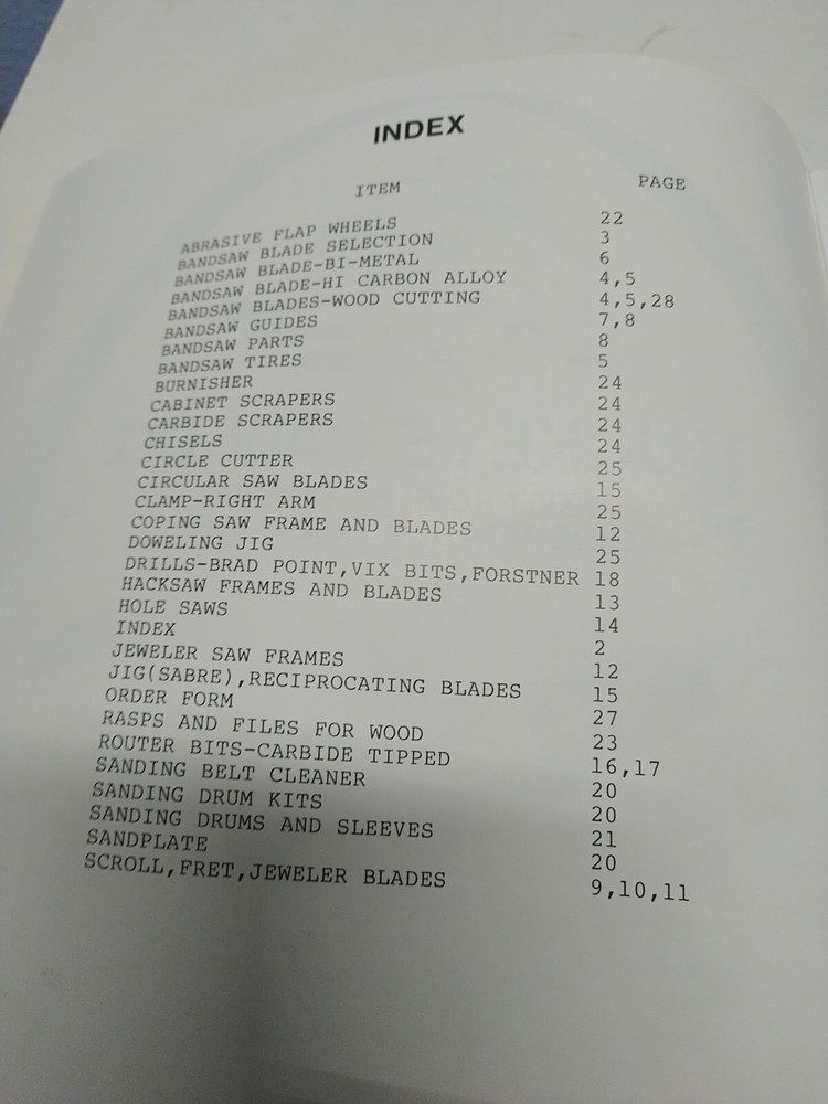 Buckeye Saw Co. Catalog Guide