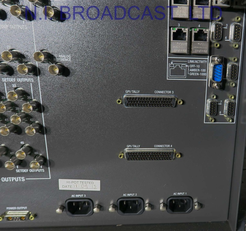 Grass Valley Karrera  4ME frame 96x input  48x output Frame