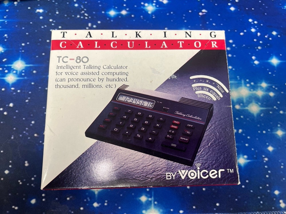 Voicer TC-80 Vintage Talking Calculator