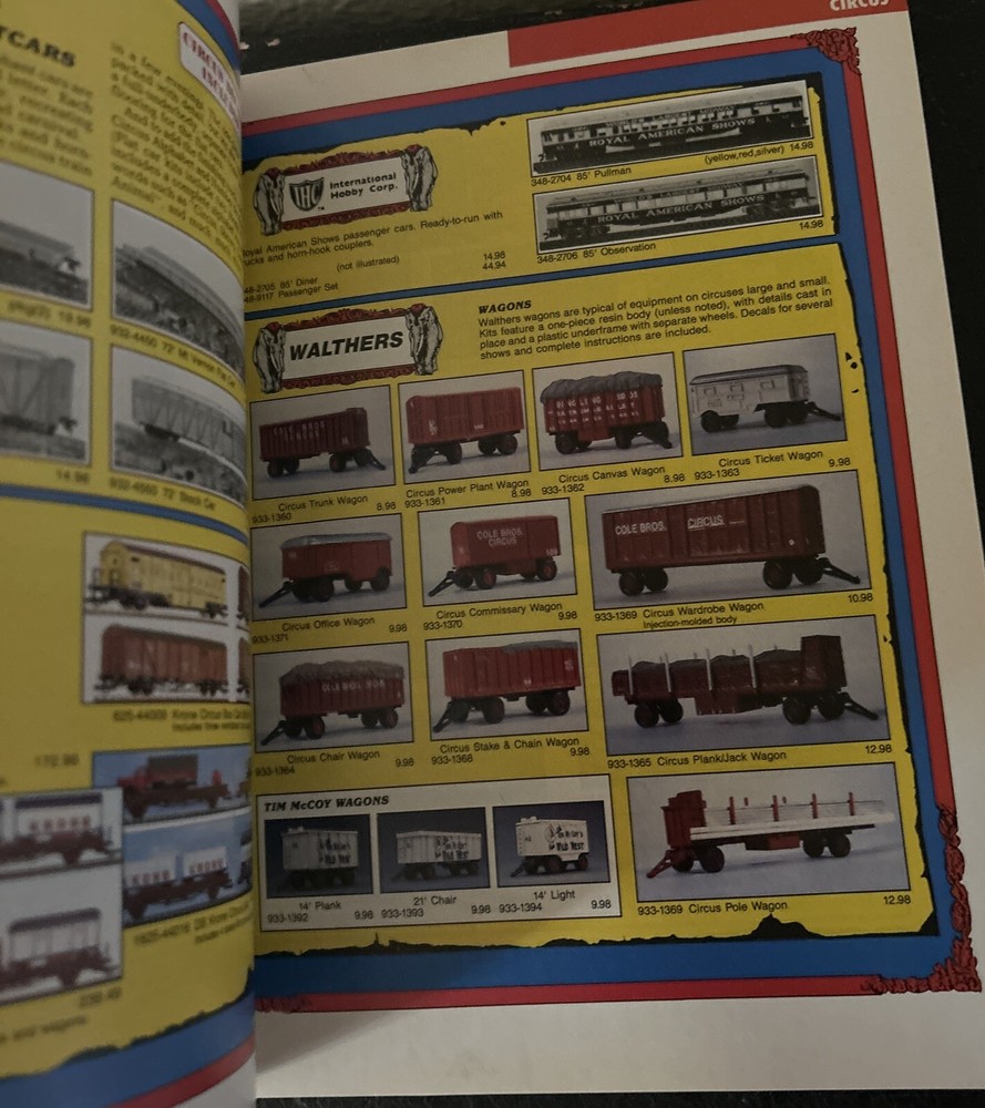 1995 Model Railroad Walthers HO Reference Book Catalog Train