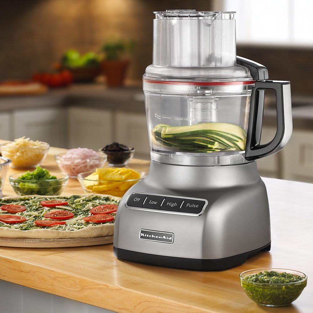 KitchenAid RKFP0922CU Food Processor with ExactSlice System 9-Cup, Used