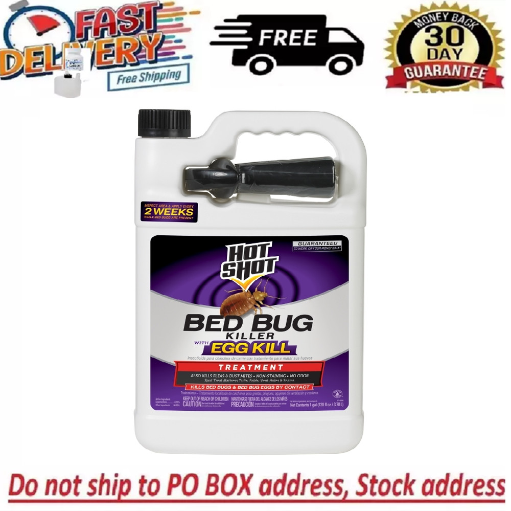 Hot Shot Ready-to-Use Bed Bug Killer Spray Kills Bed Bugs & Bed Bug Eggs New