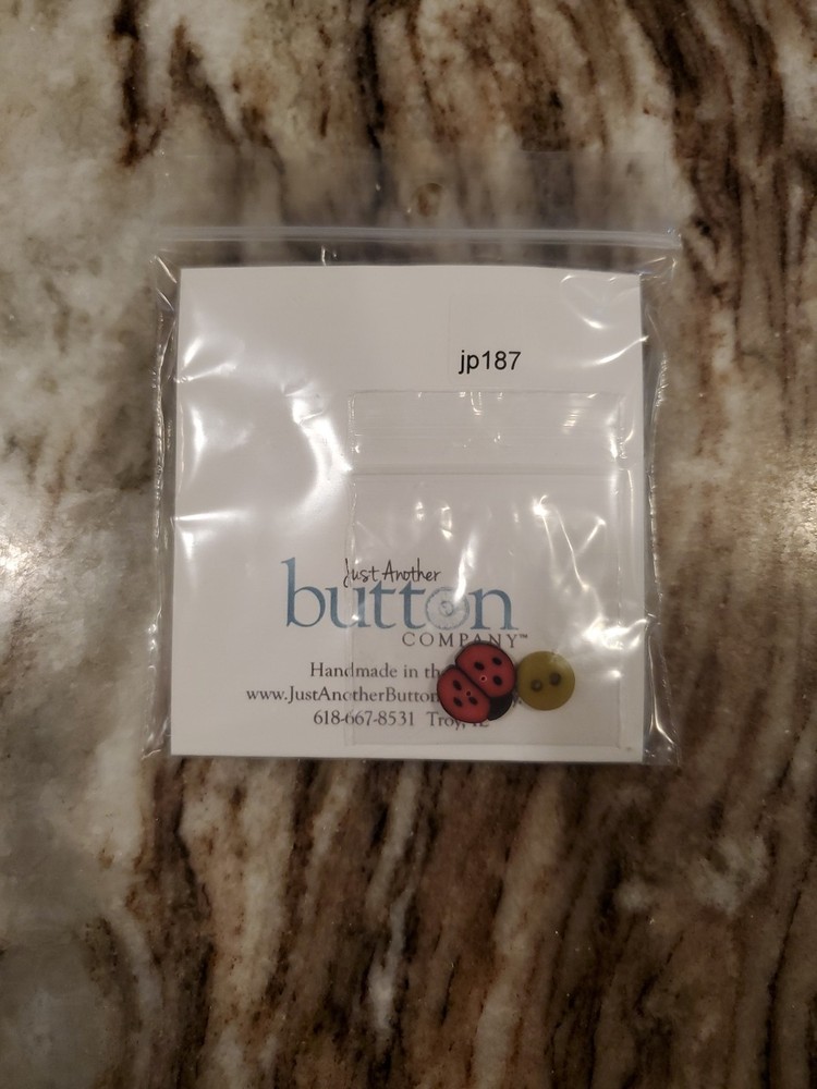 Just Another Button Company Just Pins - Melon Pins W Ladybug Button