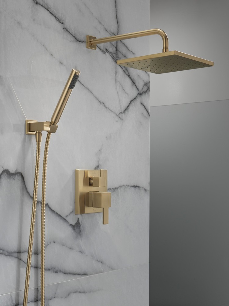 Delta 342701 Modern Square Non Shared Function Shower System - Bronze
