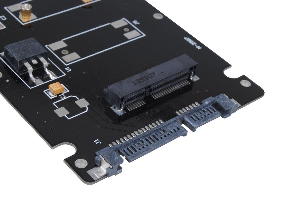 Converter Adapter With Mounting Screws Support mSATA SSD to 2.5" SATA interface
