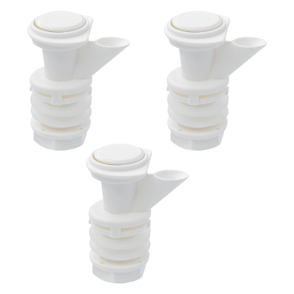 3 Pcs Push Button Water Spigot Plastic Cooler Spigot for Igloo 2/3/5/10 Gallon