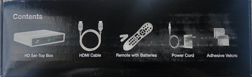 Evolution Digital HD Set Top Box DMS2004UHD With AC Adapter Remote HDMI Cable
