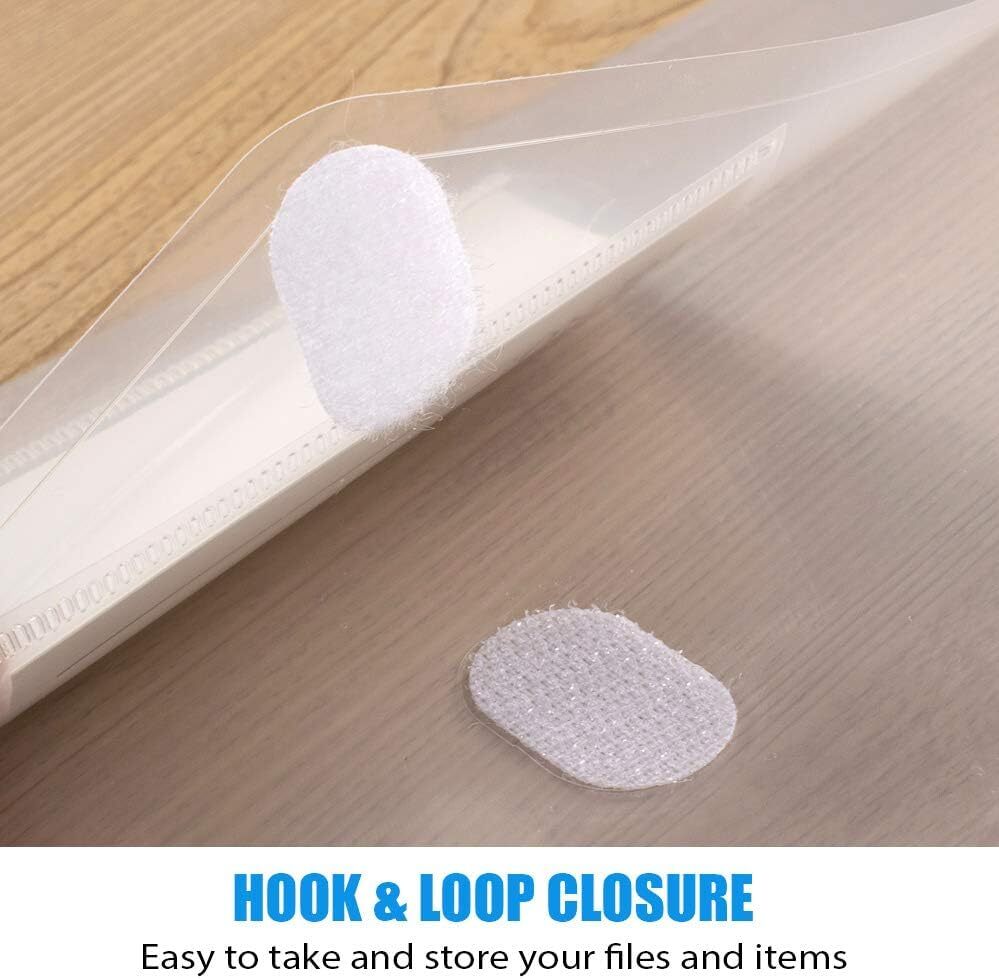 Pack Plastic Envelopes Poly Envelopes, Clear Document Folders US Letter A4 5