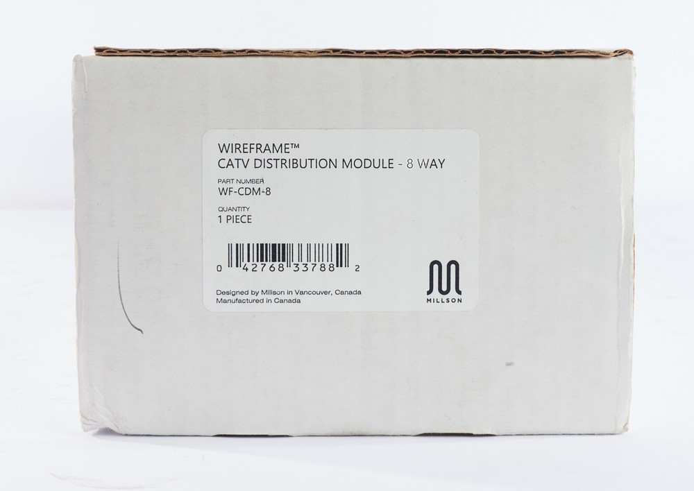 Millson WF-CDM-8 CATV Distribution Module 8-Way