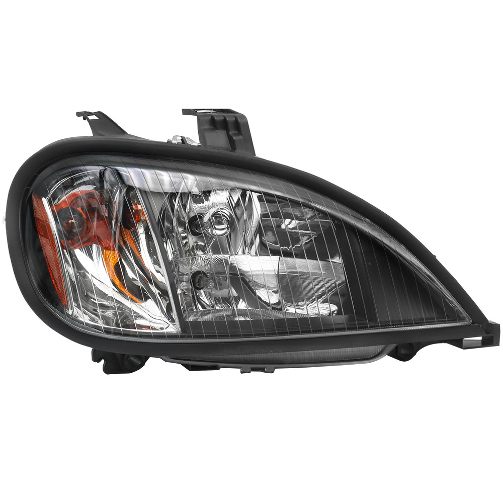 Black Halogen Headlights Assembly Compatible w/Freightliner Columbia 2004-2017 P