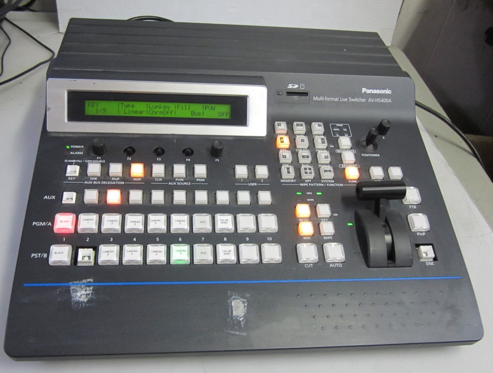 Panasonic AV-HS400A Multi-Format Live Video Switcher AV-HS400AN READ DESCRIPTION