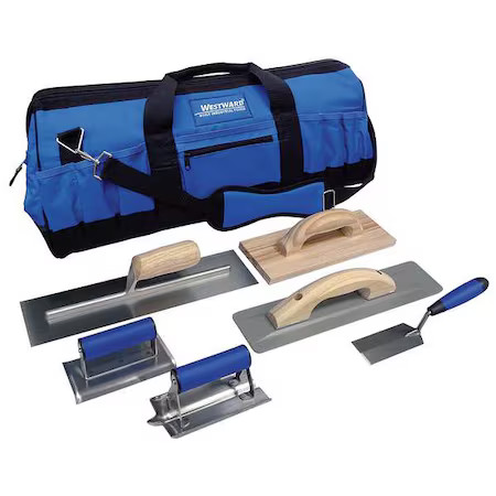Westward 13A756 Concrete Apprentice Tool Kit, 7 Pc