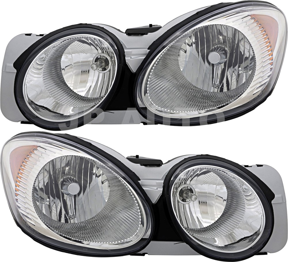For 2005-2007 Buick LaCrosse Allure Headlight Halogen Set Pair