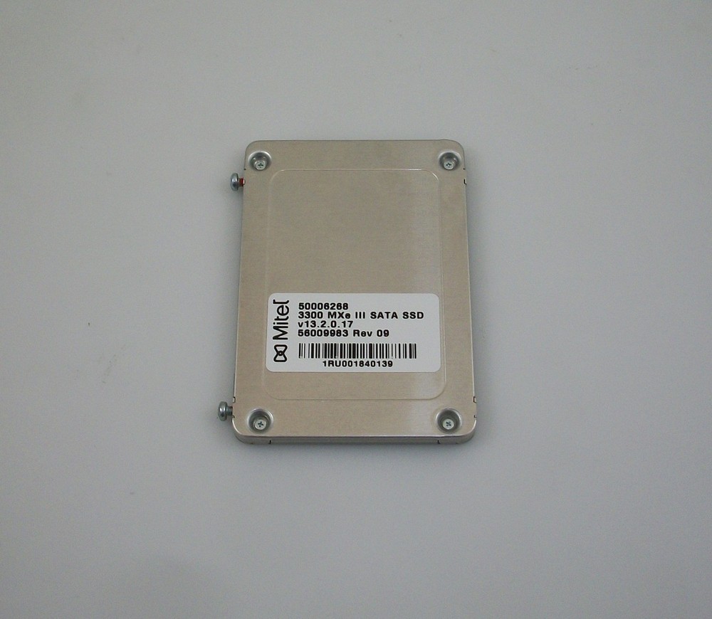 Mitel 50006268 3300 MXe III Controller 64GB SATA Solid State Drive