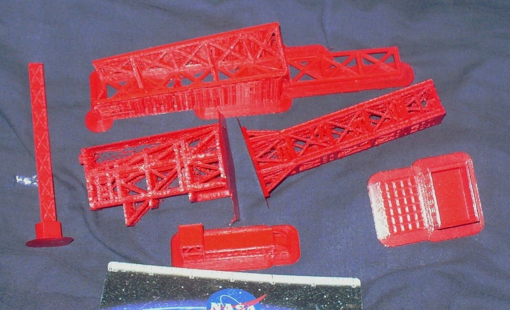 Custom 1/110 Launch Complex 14 Umbilical Tower Model kit "Everything is Go"