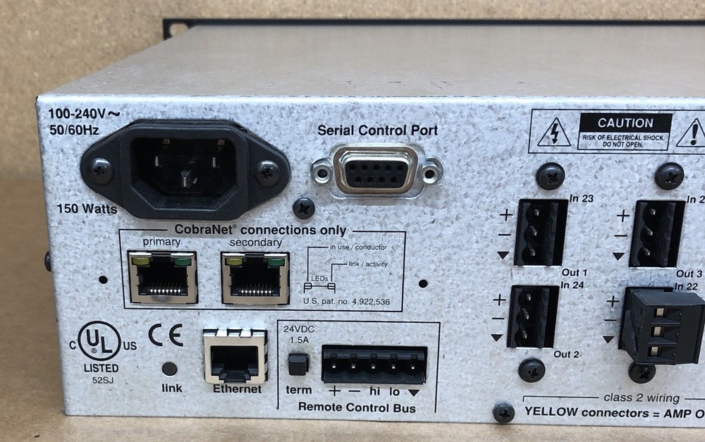 Biamp Systems Audia Flex Model TI-2 Digital Audio Processor Power Tested