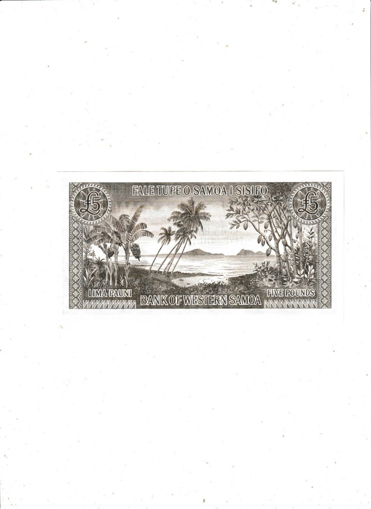 WESTERN SAMOA 5 POUNDS 2020 UNC