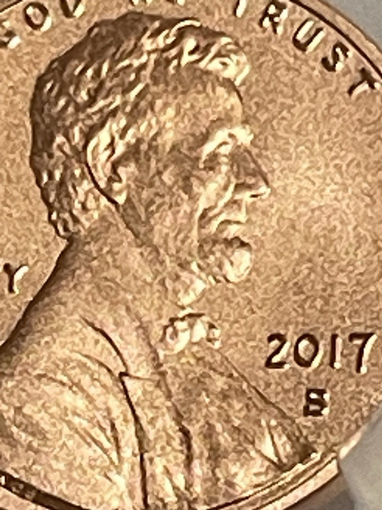 2017-S Lincoln Cent Shield Reverse Enhanced Unc CAC MS 69 RD Bay Bridge Label