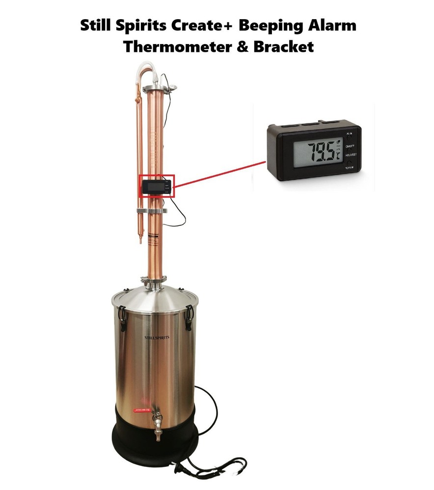 Still Spiirits Create+ Beeping Alarm (High & Low) Thermometer & Bracket