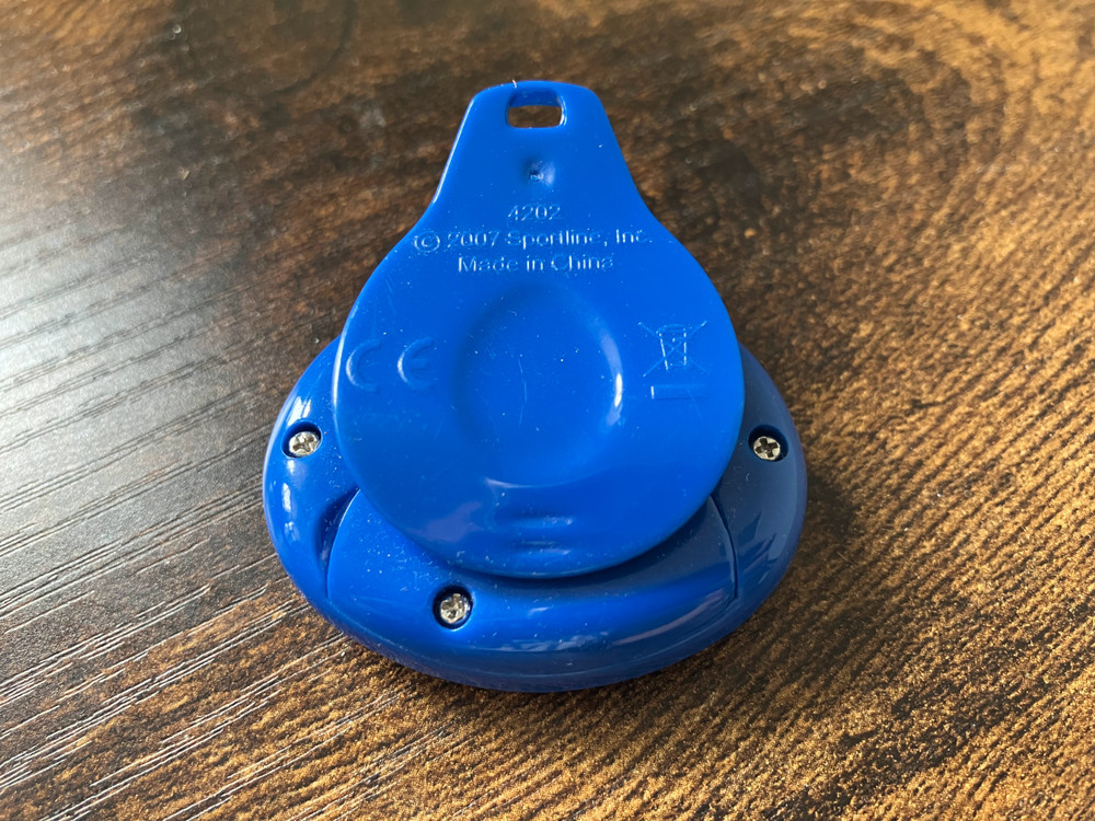Sportline Dual Function Step + Distance Pedometer Blue 4202