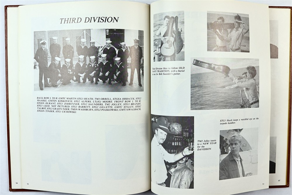 USS Davidson (FF-1045) 1982 1983 Westpac Deployment Cruise Book