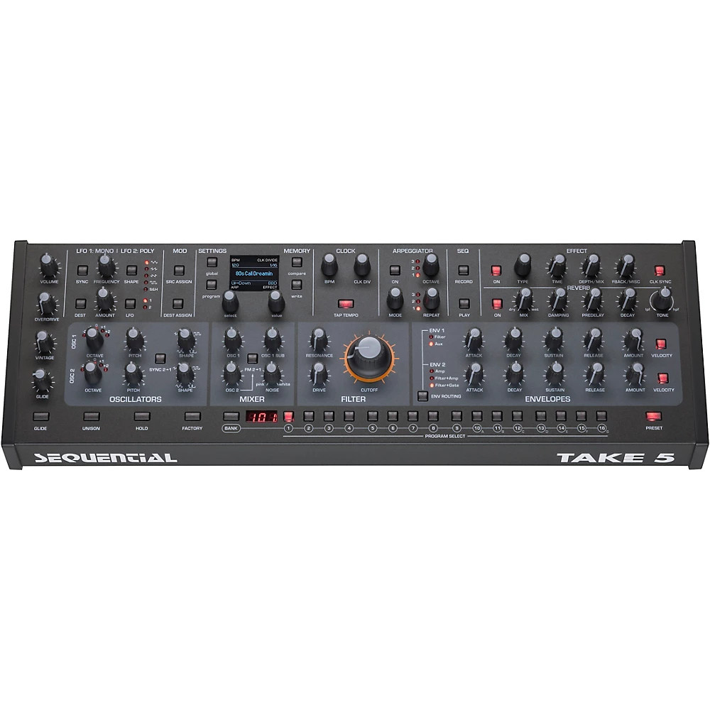 Sequential Take 5 Desktop Module 5-voice Polyphonic Analog Synthesizer