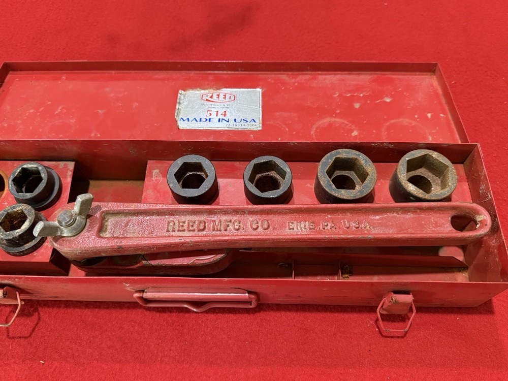Reed 514 Thru-Bolt Standard Utility Socket Set