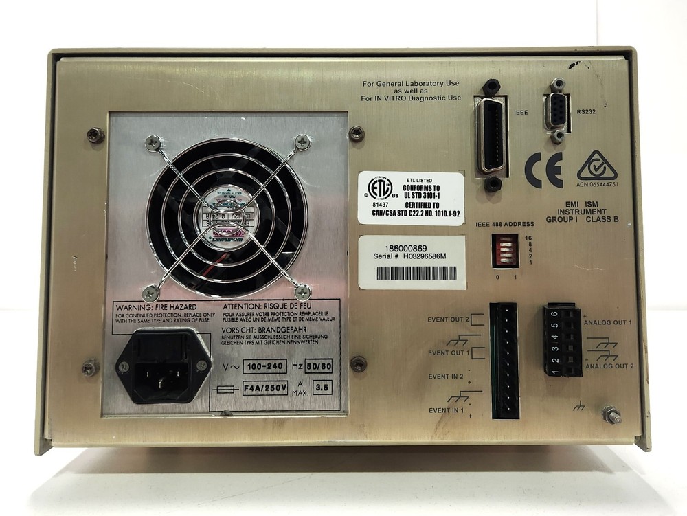 Waters 2996 PDA Spectrophotometer Photodiode Array Detector Power Tested