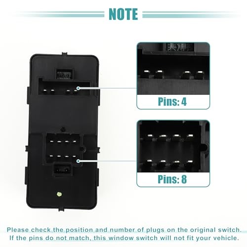 Front Left Window Switch for Saturn Ion 2003-2007