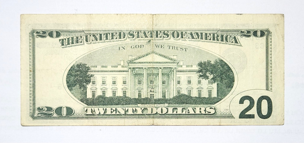 1996 $20 Federal Reserve Note Misalignment Error