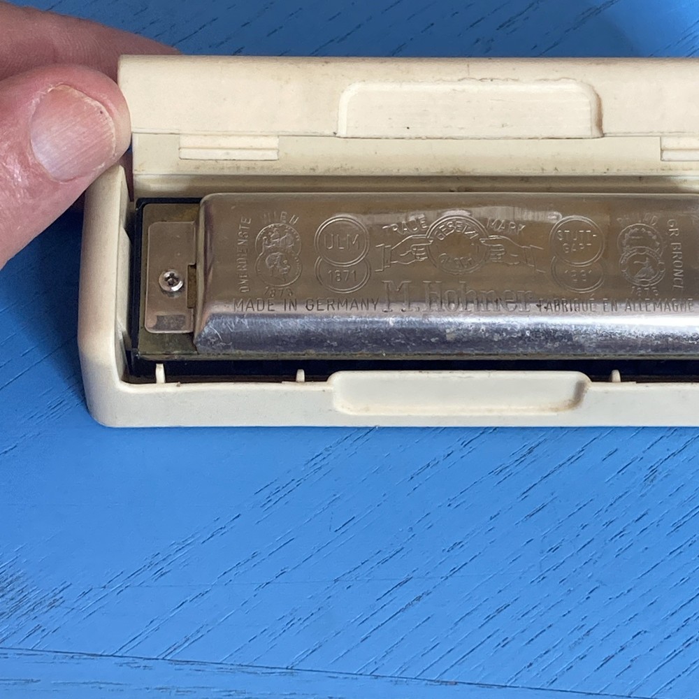 Hohner Big River Harp Harmonica Key:C White Case