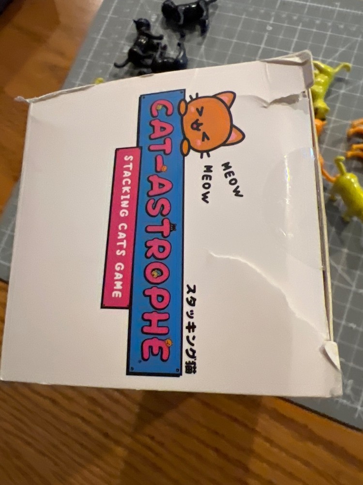 CAT-ASTROPHE Catastrophe Cat Stacking Game COMPLETE