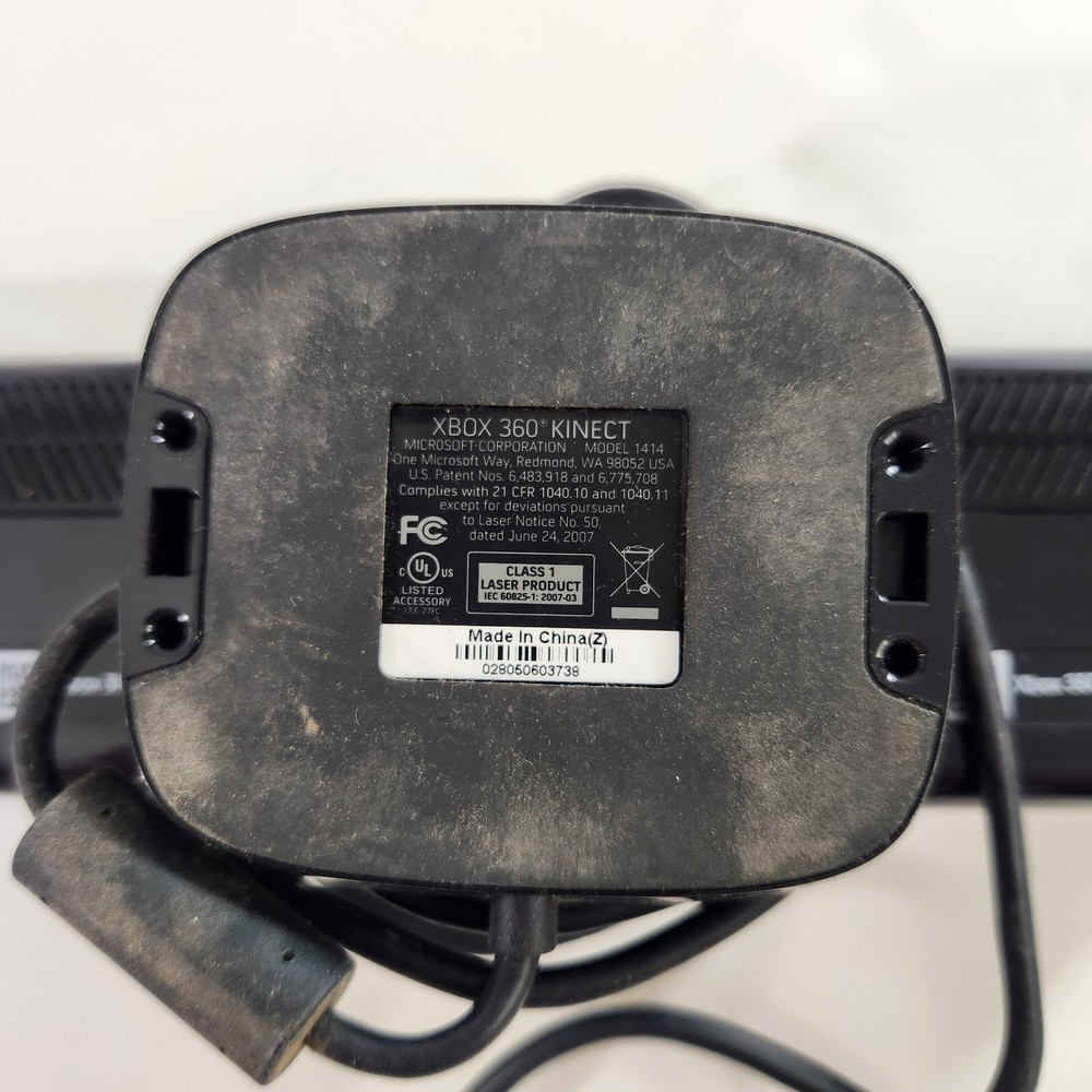 Xbox 360 Kinect Microsoft Model 1414 Motion Sensing Gaming Controller Untested