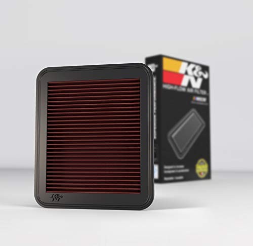 Engine Air Filter: High Performance, Washable, Replacement Filter: Compatible