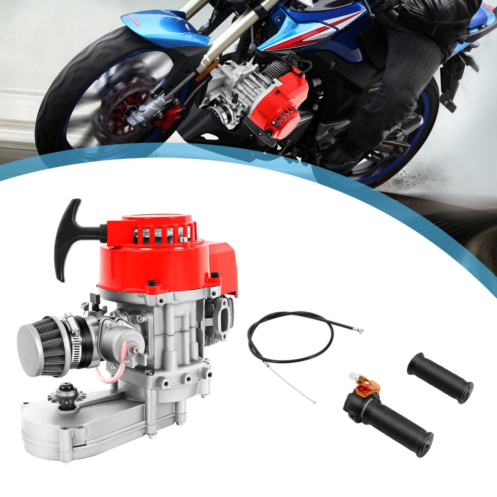 2-Stroke 49cc Racing Engine Motor Pull Start Engine For Pocket /Mini Dirt Bikes