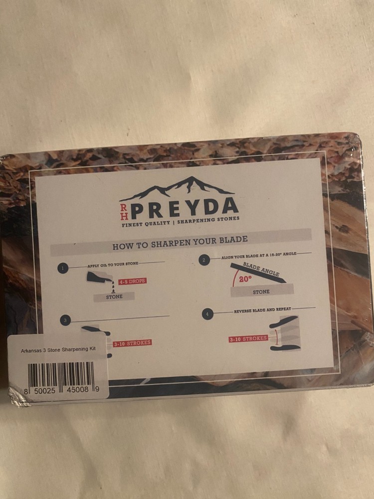 Arkansas 3 stone Sharpening Kit