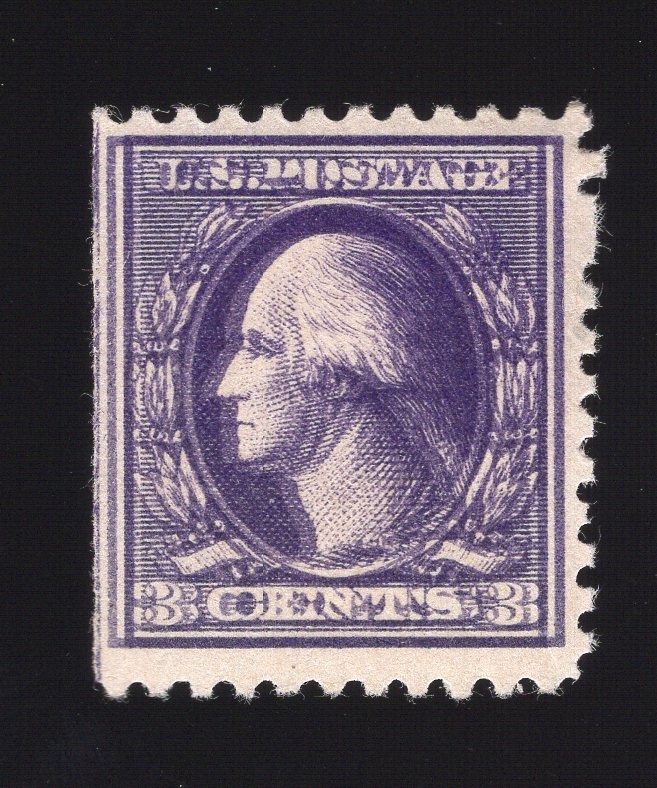EFO 530a Dramatic Double Impression MLH 3¢ Washington off-set printing