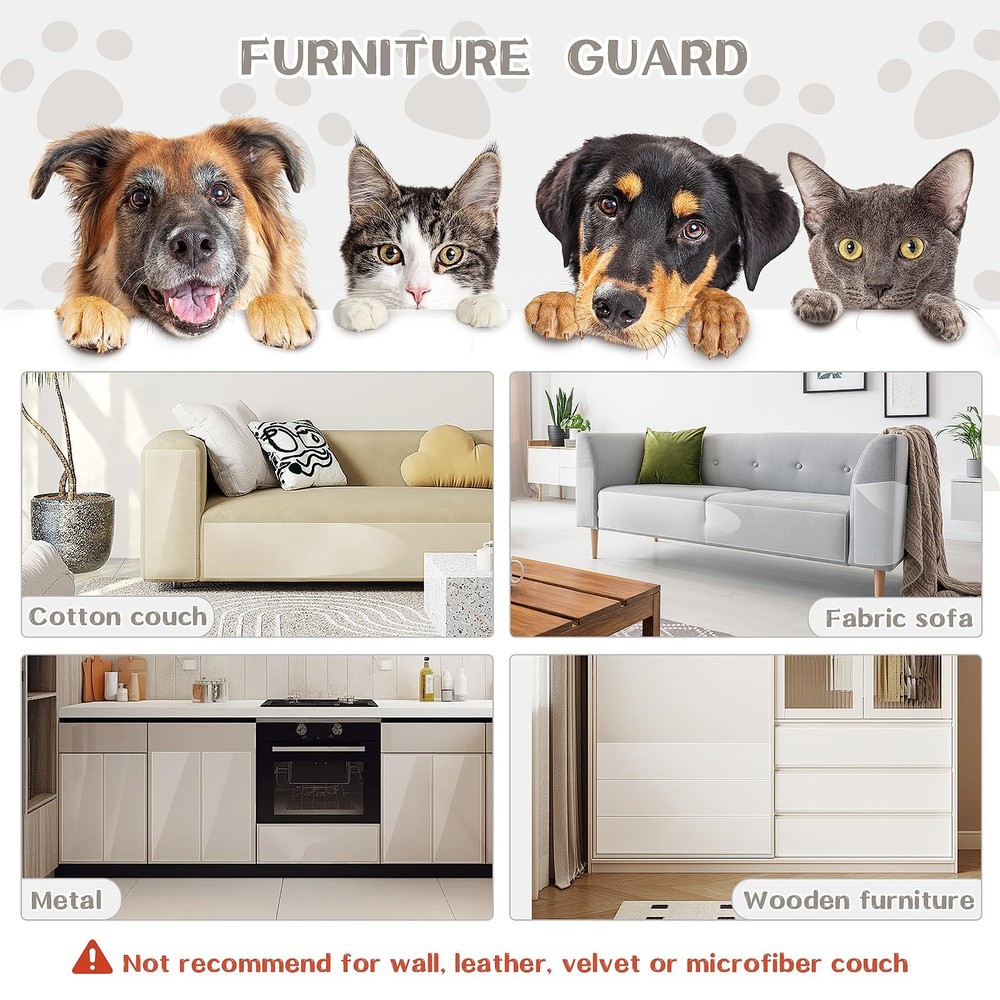 Anti Cat Scratch Furniture Protector, Cat Couch Protector,Anti Scratch protector