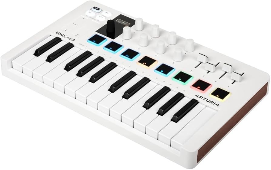 Arturia MiniLab 3 Keyboard Controller - White