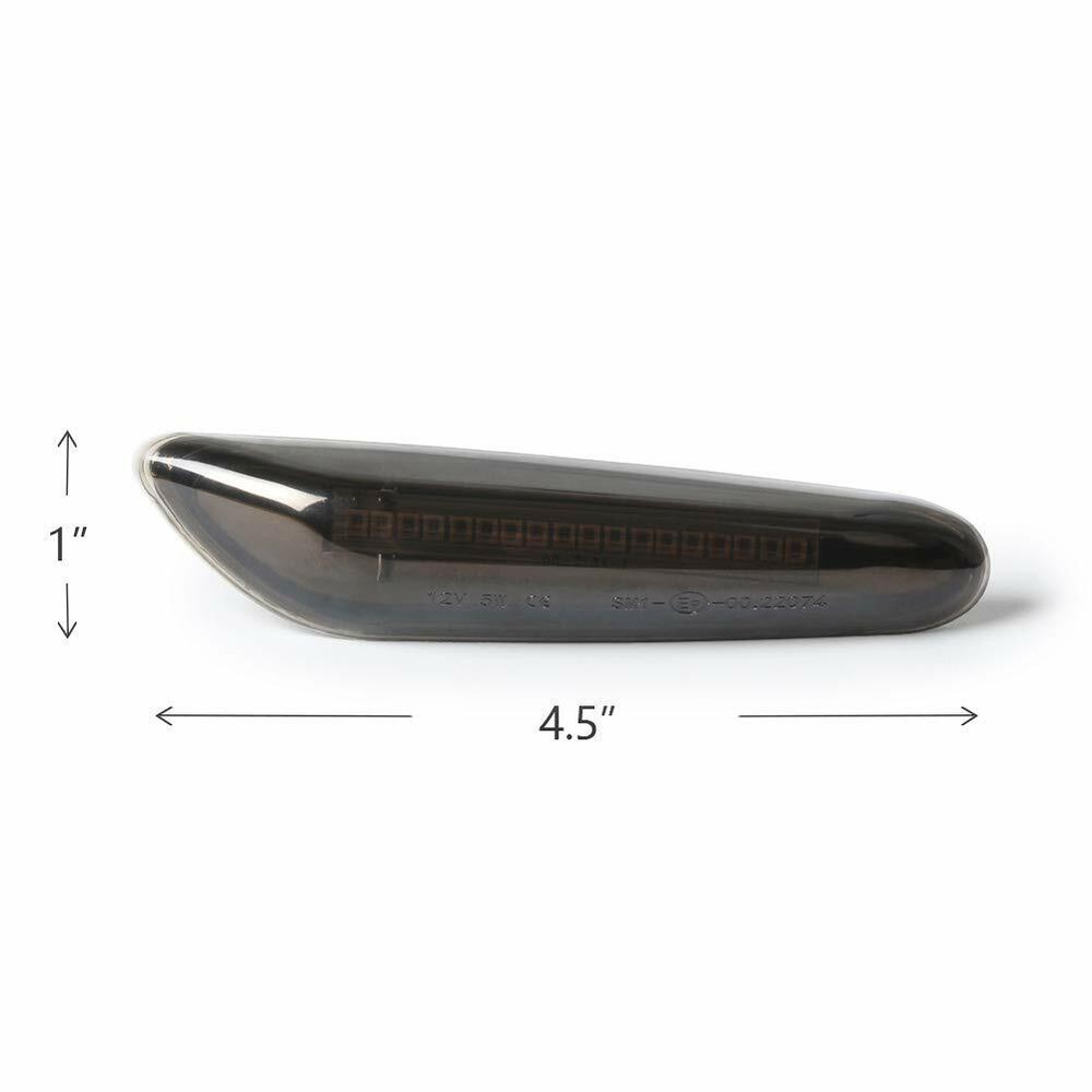 Dynamic Smoke LED Side Marker Turn Signal Lights For BMW E90 E91 E92 E93 E46 E60