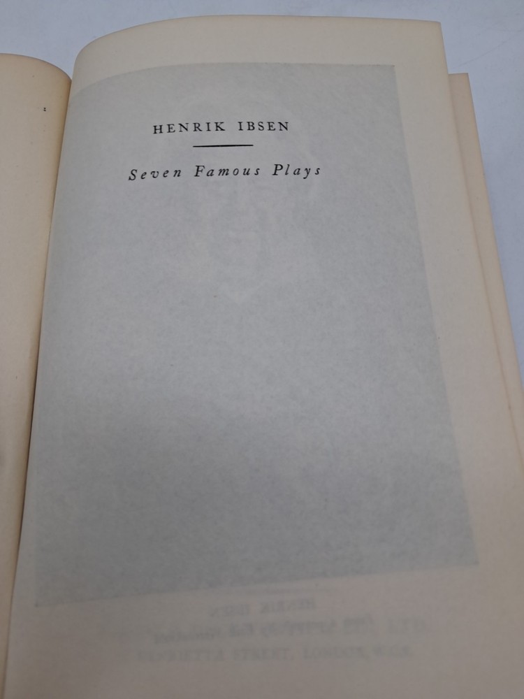 Seven Plays - Henrik Ibsen 1942