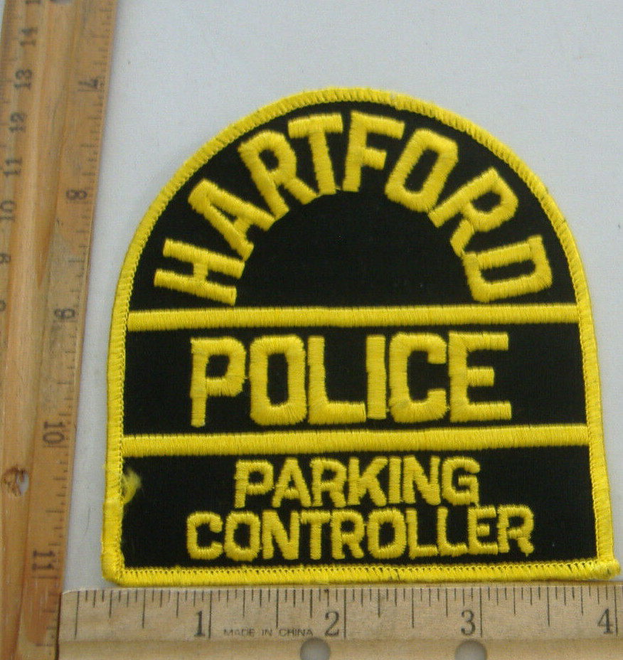 HARTFORD POLICE PARKING CONTROLLER CONN FABRIC PATCH